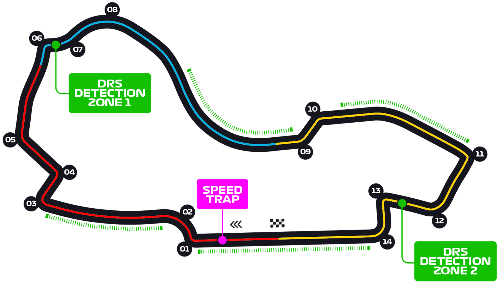 F1 Miami 2023 Track Map Emmett Robbins Info